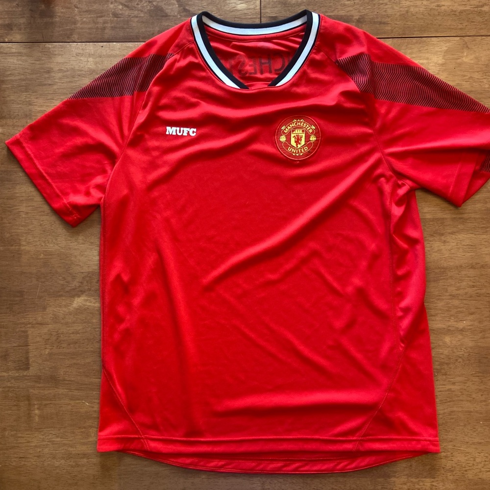 Manchester United sport jersey soccer